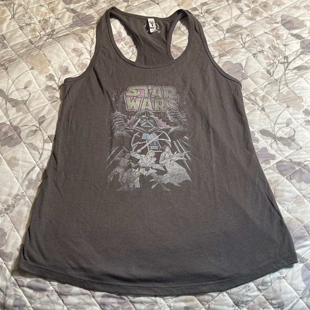 NWOT women’s Star Wars racerback tank L